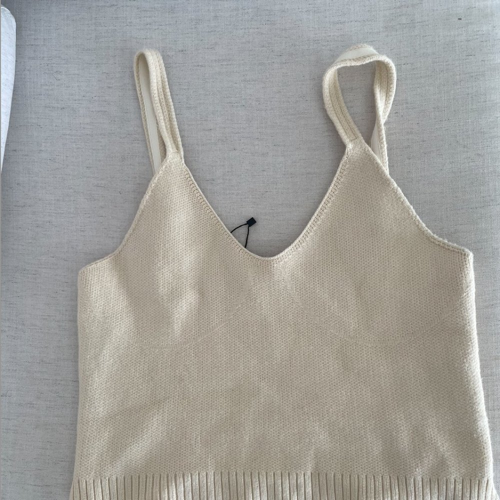 Zara Knit Crop Top - L - NWOT